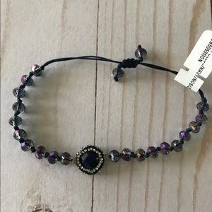 ⭐️New⭐️ Aurora Glass Pull Tie Bracelet